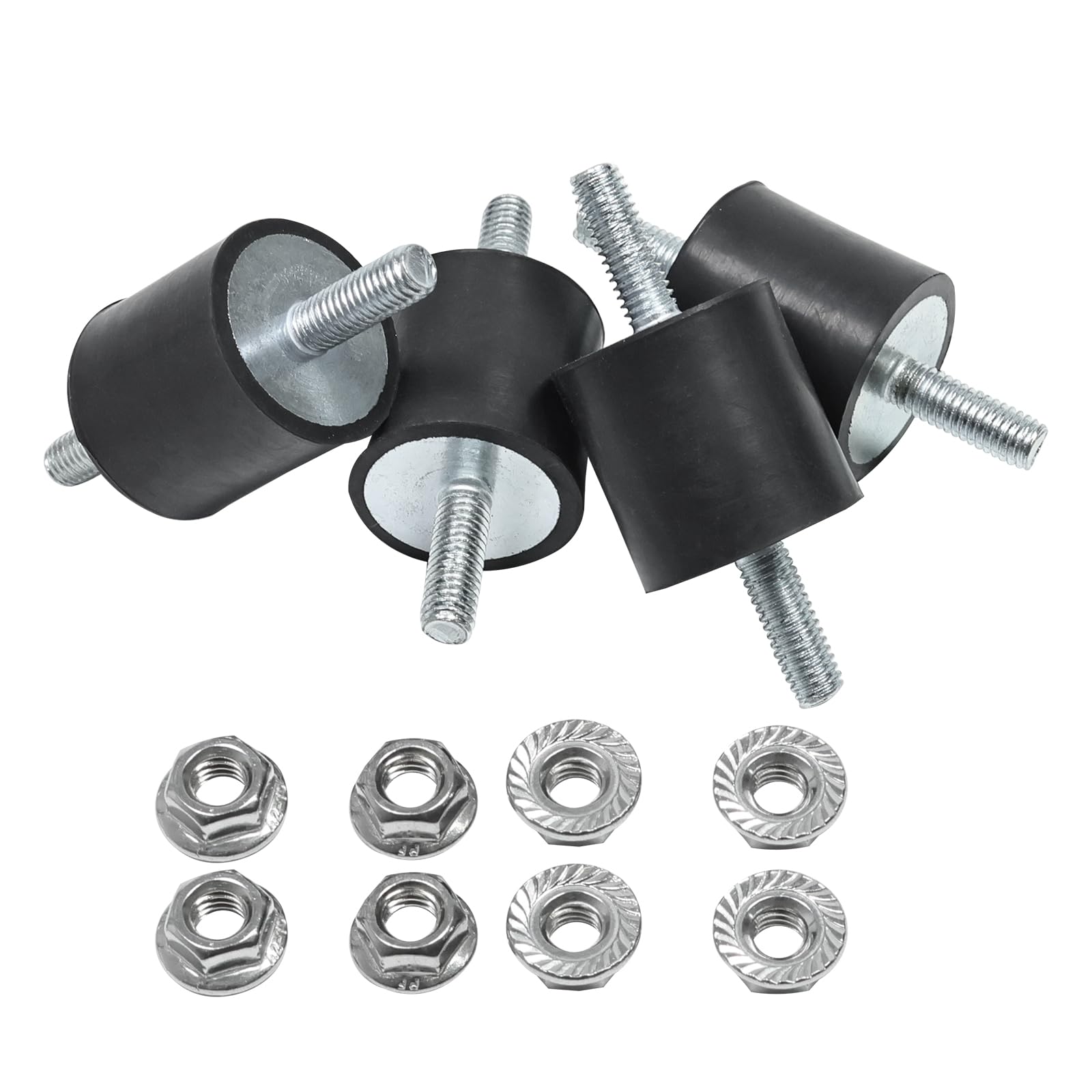 EASYEAH M6 Rubber Vibration Isolator Mounts Double Stud Shock Absorber — Amazon image 2