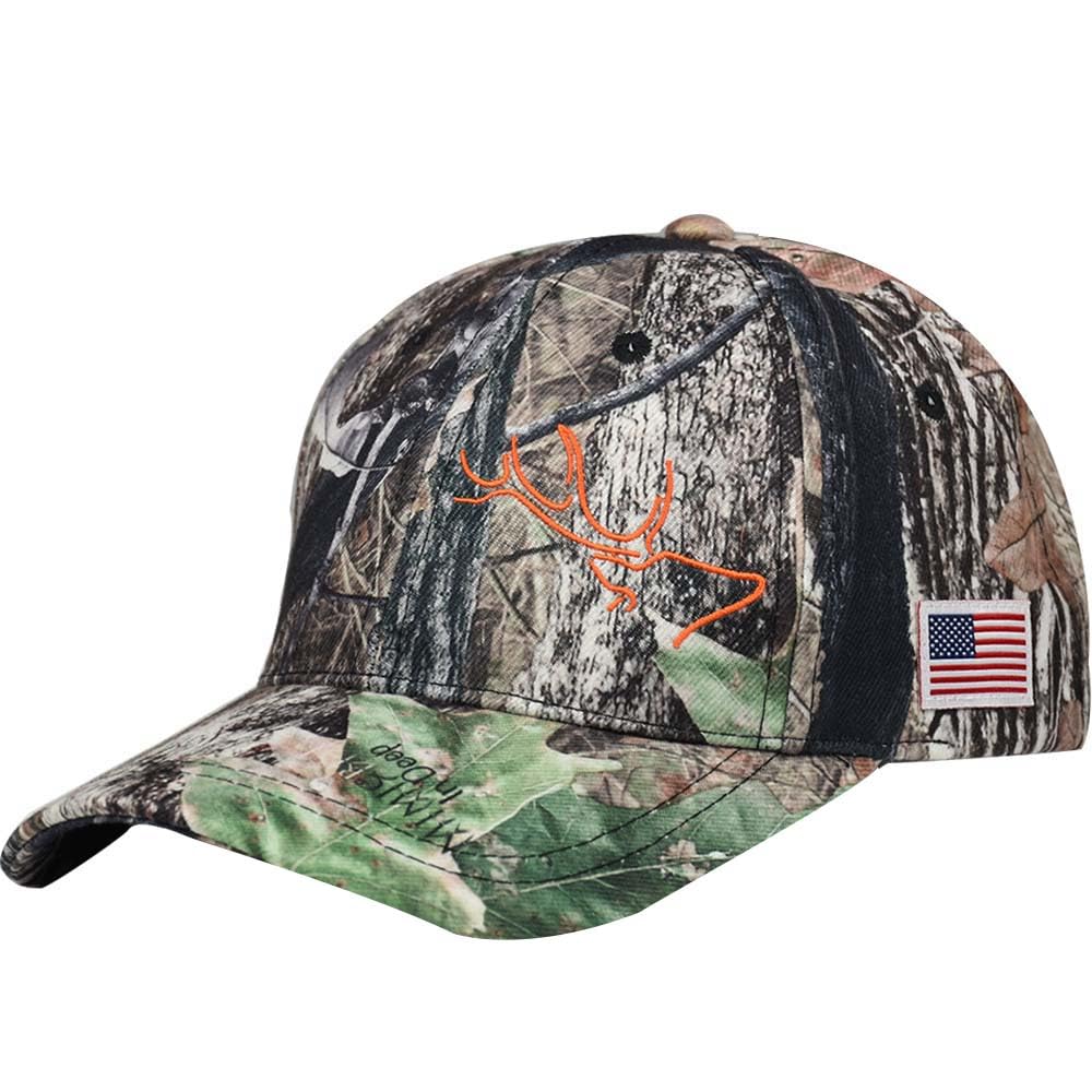 EDTREKHigh Performance Camo Hat - Waterproof, Breathable, Wicking - Unisex-Adults Hunting Cap