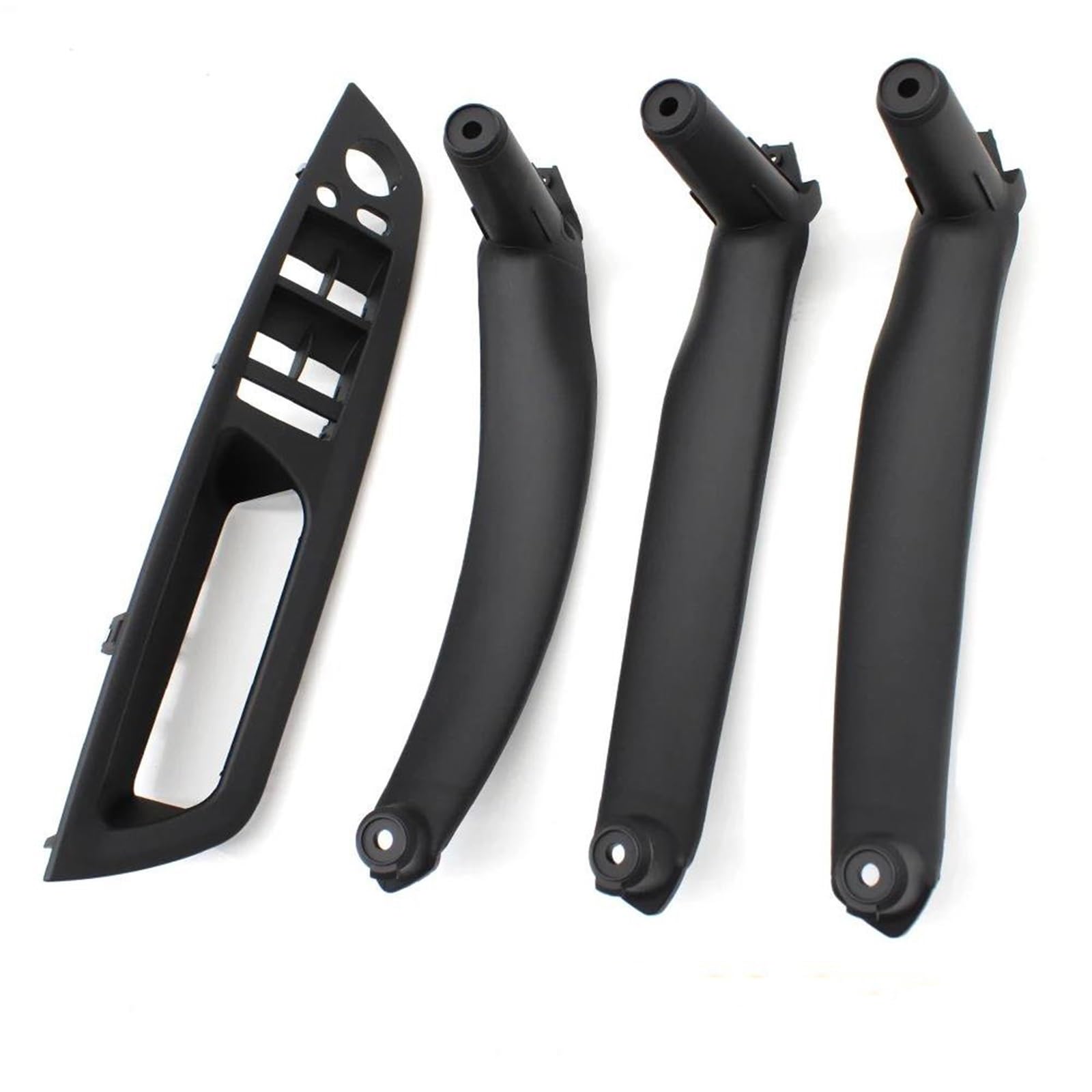 YESKIT Car Inteior Door Pull Handle Kit Replacement Parts for BMW X5 X6 E70 E71 2007-2013(LHD Set Black)