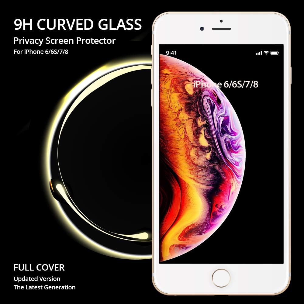 [Ultra Thin version] JOTO iPhone 6 4.7 Premium Tempered Glass Screen Protector (0.15mm thickness, Ultra Transparency, 8-9 H Hardness, Extreme Sensitivity Touch, Anti-smudge, Bubble-free apply) Real Glass Screen Protector Guard exclusive for Apple iPhone 6 4.7 inch (1 Pack)