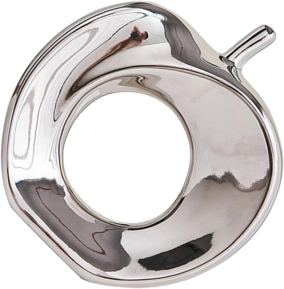 Luxshiny Apple Lucky Decoration Porcelain Fruit Art Crafts Desktop Fruit Statue for Home Decor