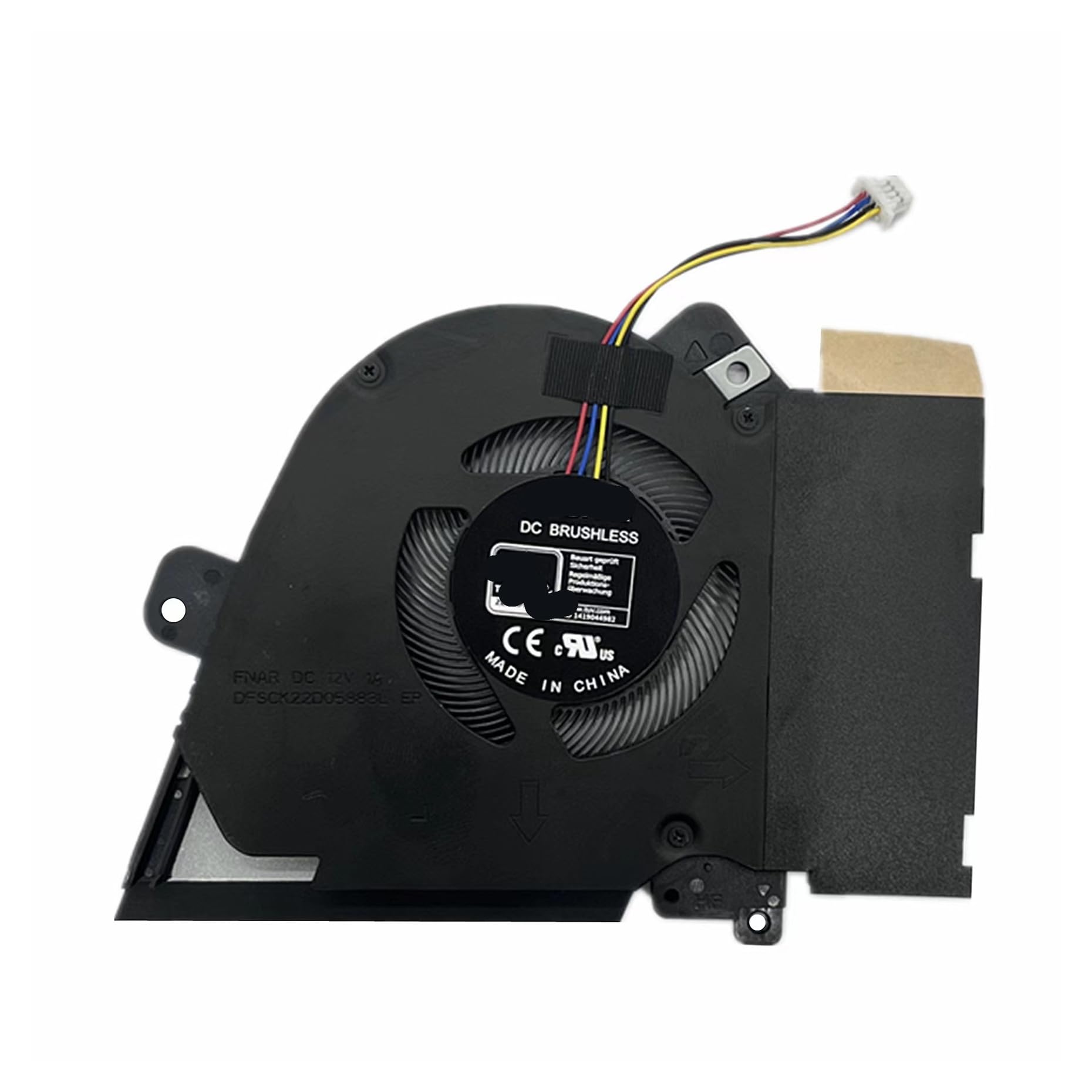 Ventilateur GPU et processeur DC12V 1A à haute pression d'air pour PC