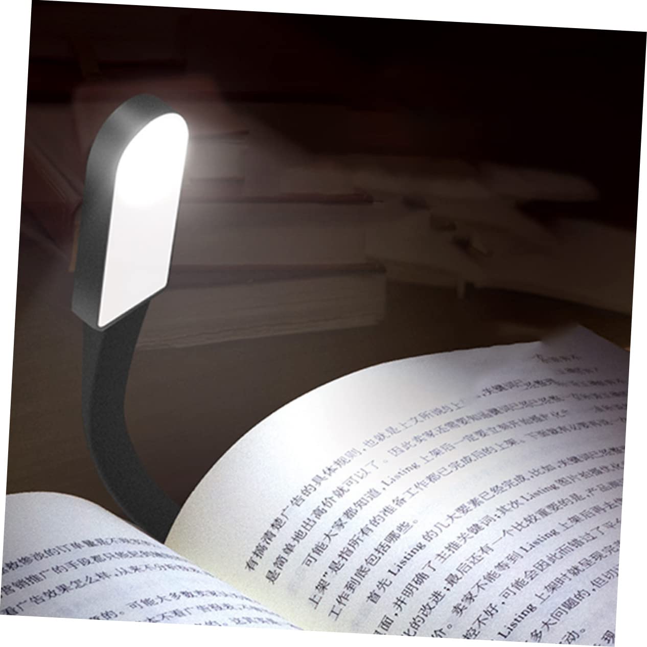 Angoily Bedside Reading Light Flexible Led Clip Lamp for Bed Dorm Angle USB Rechargeable Eye-Care Book Light Portable Design for Comfortable Reading