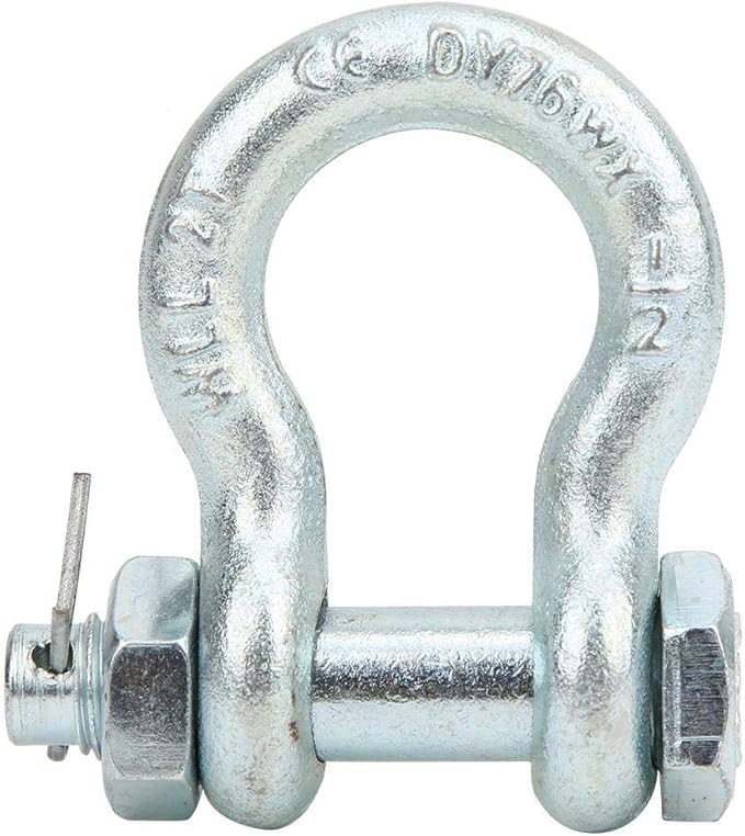 Manille D’ancrage Américaine 3/4" 7/8" – Bateau, Marine, Acier Inoxydable 316, 8 800 Lb