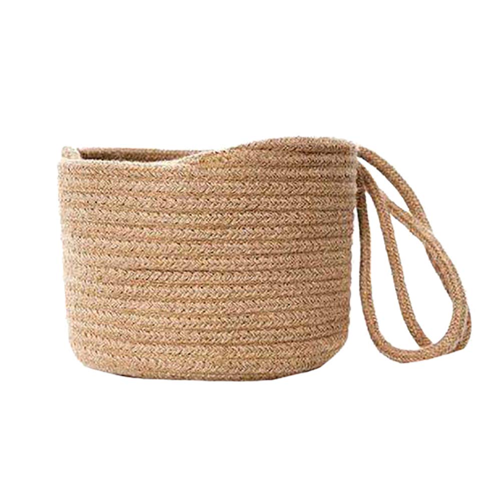Cabilock Decorative Hanging Plant Pot Woven Plant Basket Indoor Hanger for Home