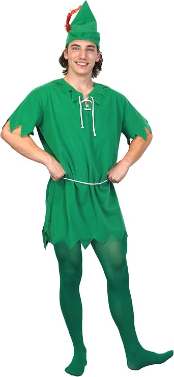 Masquerade Pan Costume | Green | Halloween Costumes for Adults
