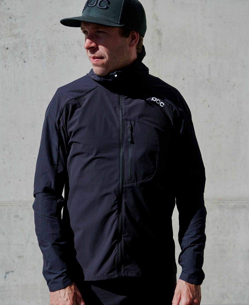 POC Guardian Air Jacket Herren – leichte MTB Windjacke mit Cordura, Ripstop, DWR & helmoptimierter Kapuze