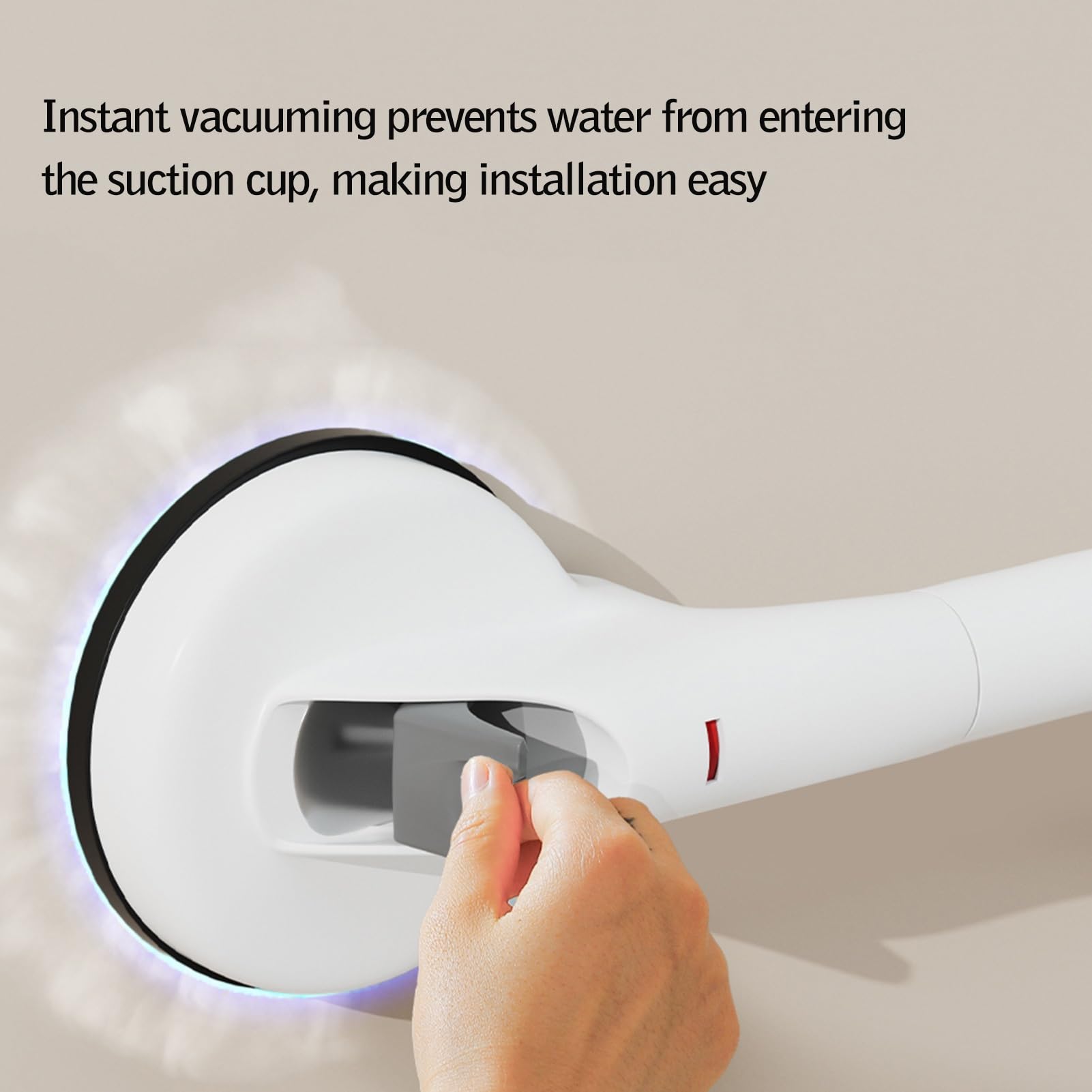 montado en la Pared Barras de Apoyo for baño, Barras de Seguridad con Ventosa for Ducha con Indicadores de Seguridad, aptas for baños y bañeras.(55cm)