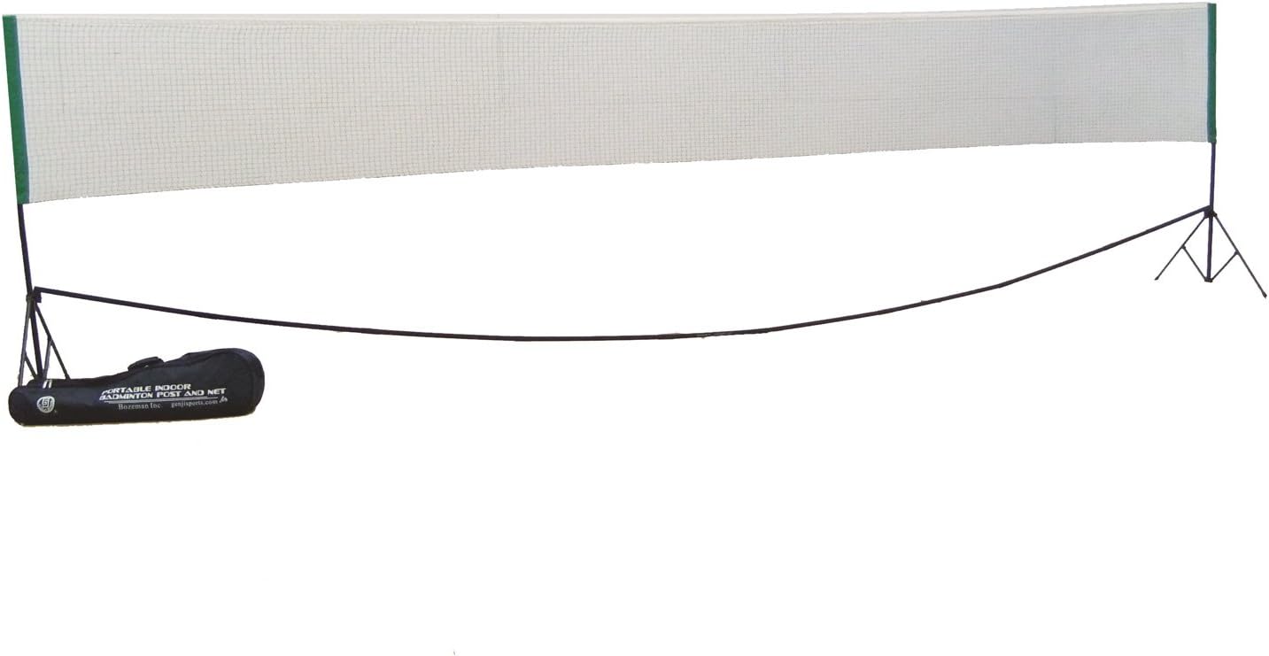 Genji Sports Portable Indoor Badminton posts & Net (3rd Generation)