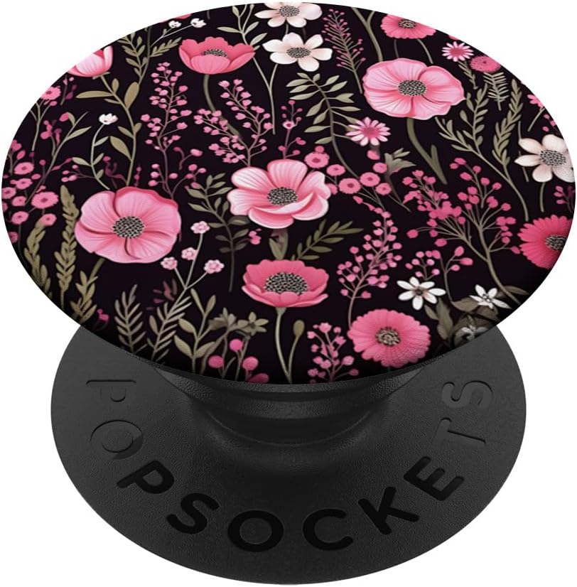 Mixed Flower Bouquet Floral Pattern Wildflowers PopSockets PopWallet for MagSafe
