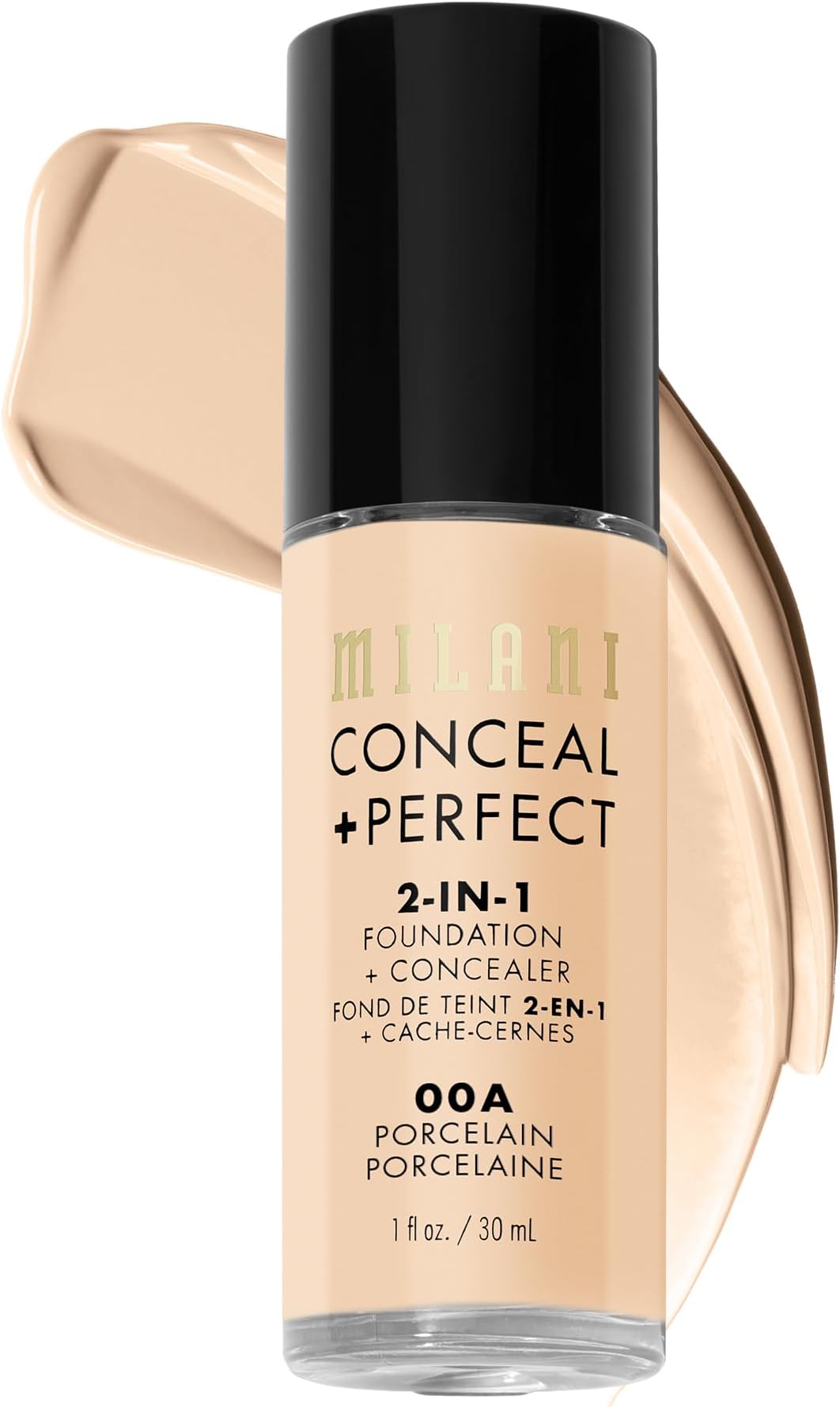 Conceal + Perfect 2-in-1 Foundation + Concealer Makeup 00A-Porcelain