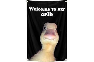 ILINJAU Welcome to my Crib Flag Tapestry