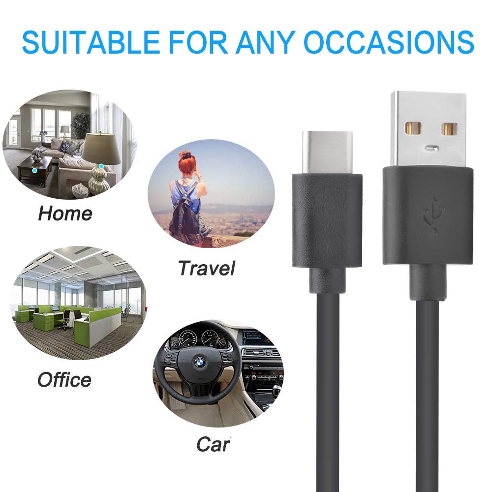 Cavo di ricarica per caricabatterie USBC per Sony WH1000XM5 WH1000XM4 WH1000XM3 WF1000XM4 WFC500 WHXB900N WHCH510 WI1000XM2 WIC200 WIXB400 W4 F1000 XM3 LinkBuds, Cuffie wireless Bose