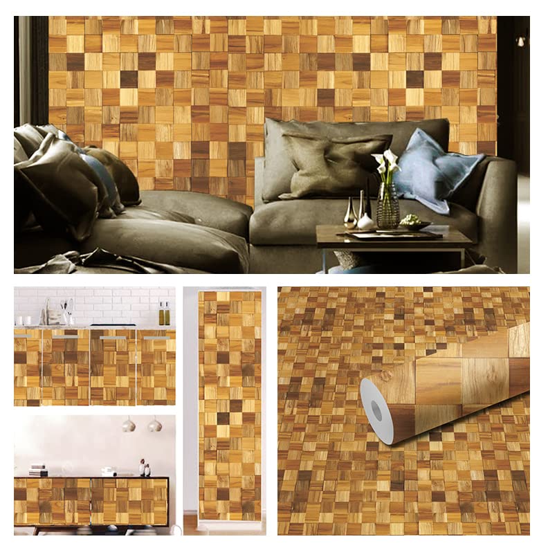 WallDaddy Wallpaper for Walls | Self Adhesive (MixWood) Wall Paper for Wall Decor Pack of 1 Roll (300x40) cm Wall Stickers for Bedroom and Home Decoration