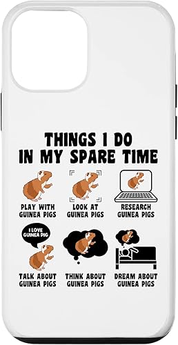 iPhone 12 mini things I do in my spare time play with guinea pig pets Case