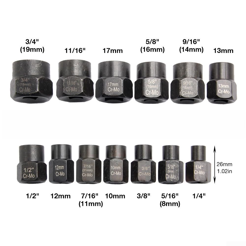 Niceminiwall Juego Extractor Tornillos 49 Piezas para Acero Aleación Juego