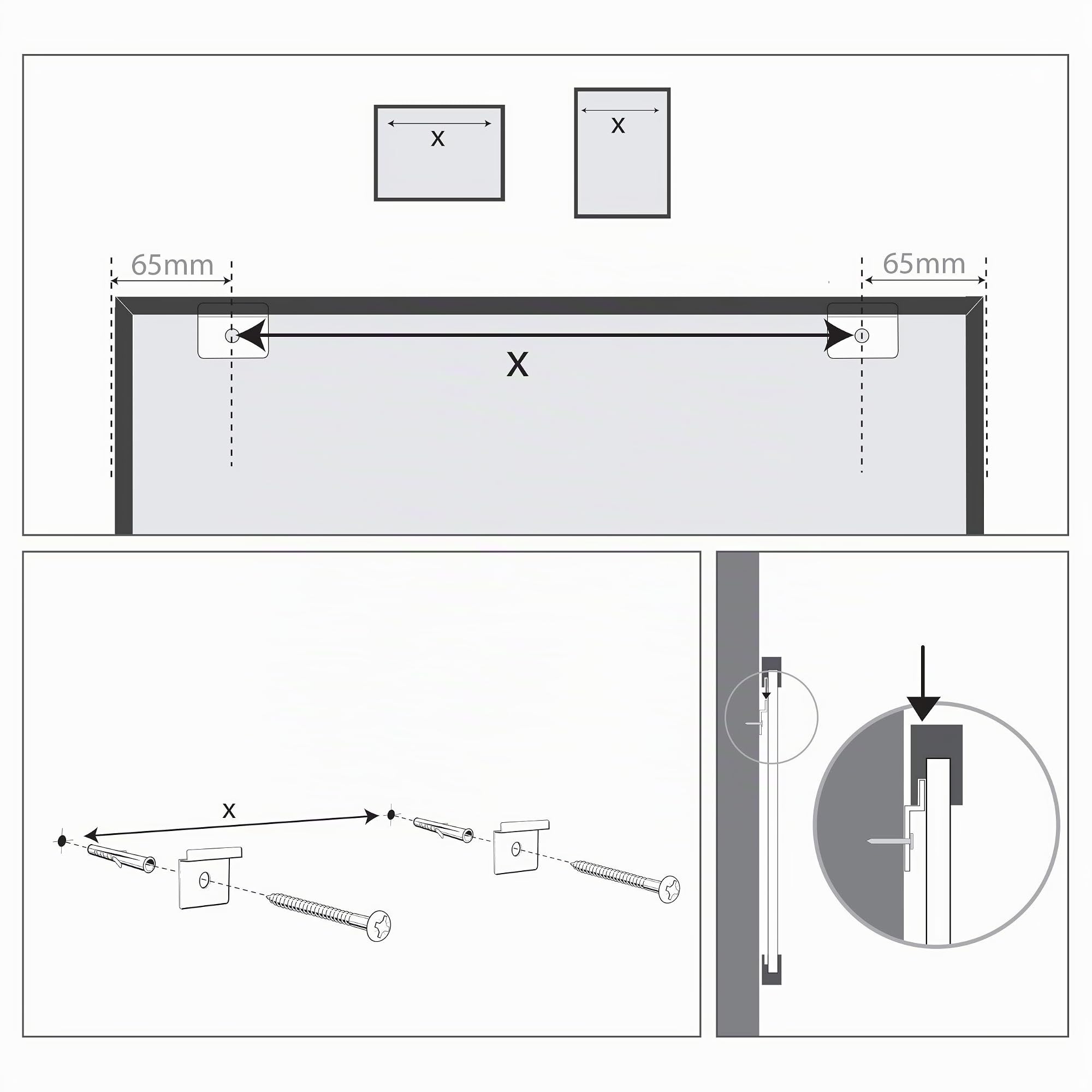 Rexel Nobo - Pizarra magnética combinada con cuadrículas espuma + kit escritura 610x390 mm, color plata
