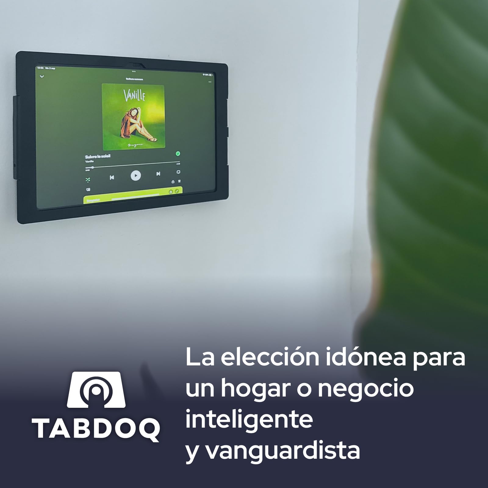 Soporte de pared para tablet Samsung Tabdoq Lite | Soporte para tablet seguro y resistente | Ideal para uso doméstico y profesional | Compatible con Samsung Galaxy TAB A9+ & A11+ | 11 pulgadas, Blanco