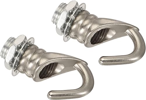 YOKIVE 2 ganchos de techo de aleación M10, colgador de accesorios colgantes galvanizados  Lámpara de araña colgante, ideal para el hogar (níquel, disponible en Yaxa Venezuela