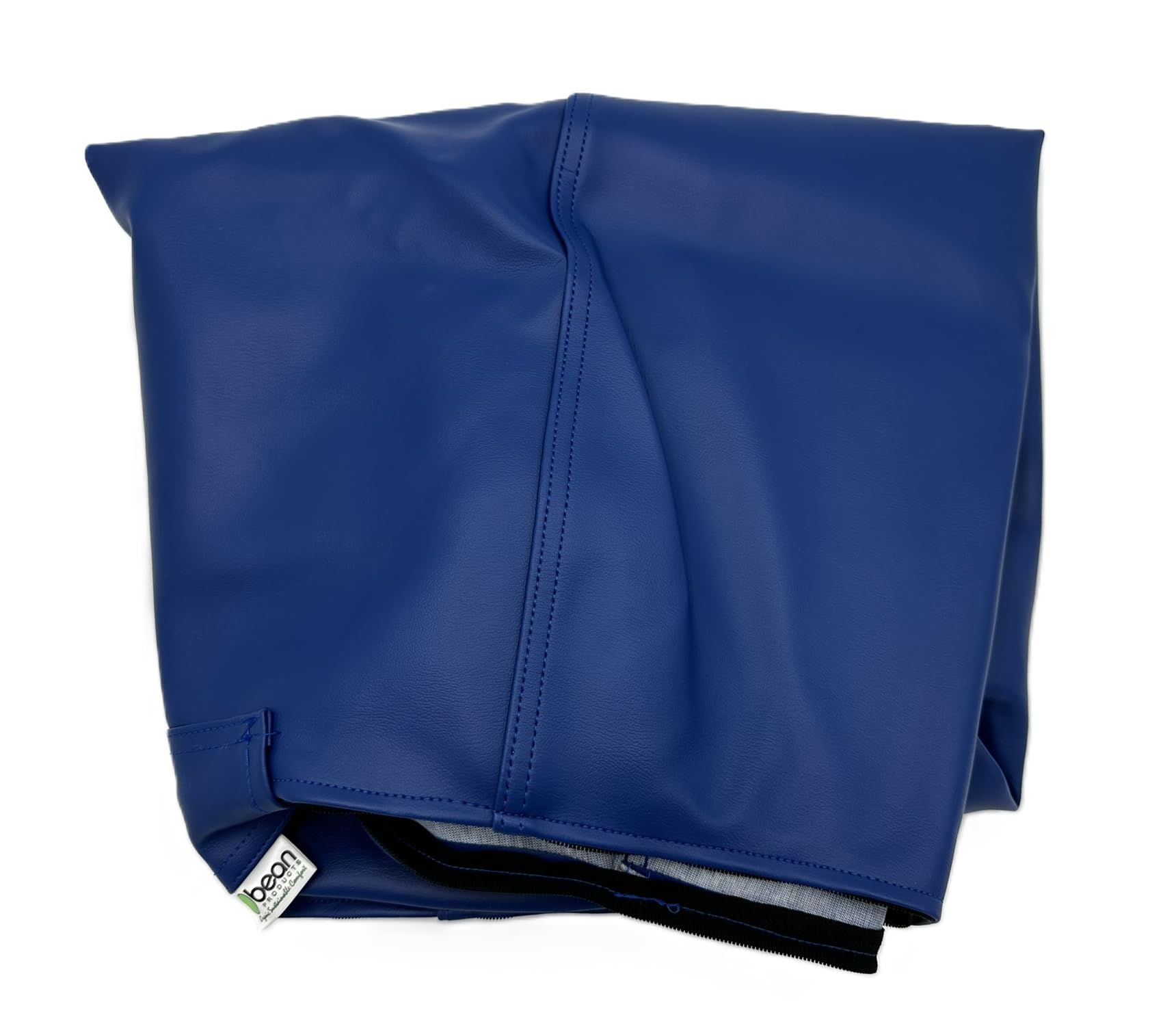 Bean Products Vinyl Marine Boat Bean Bag Chair Cover - Retro Style Weatherproof Lazy Sofa Cover for Adults - Washable Bean Bag Cover Without Fill -