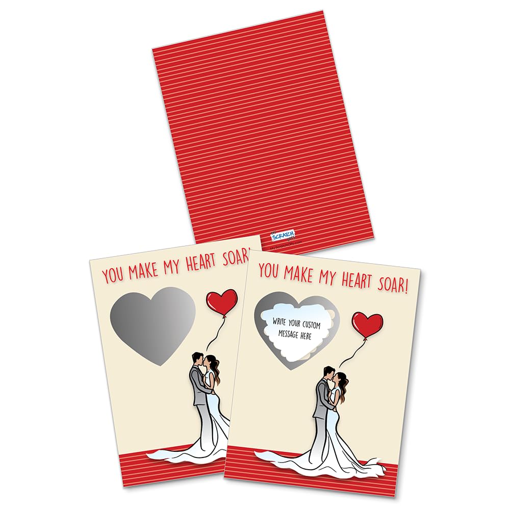 My Scratch Offs 20 Pack You Make My Love Soar DIY Make Your Own Scratch Off Cards