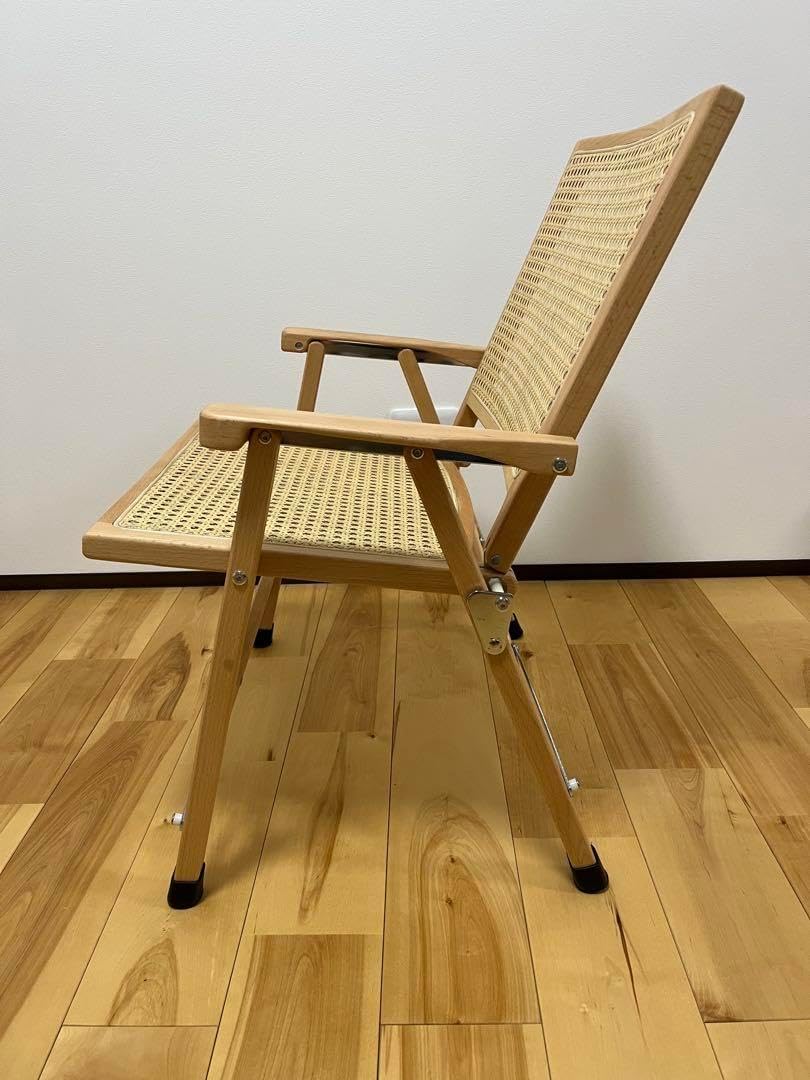 オーク×ラタン カーミットチェア風椅子 1脚 ラスト1脚】オーク×ラタン