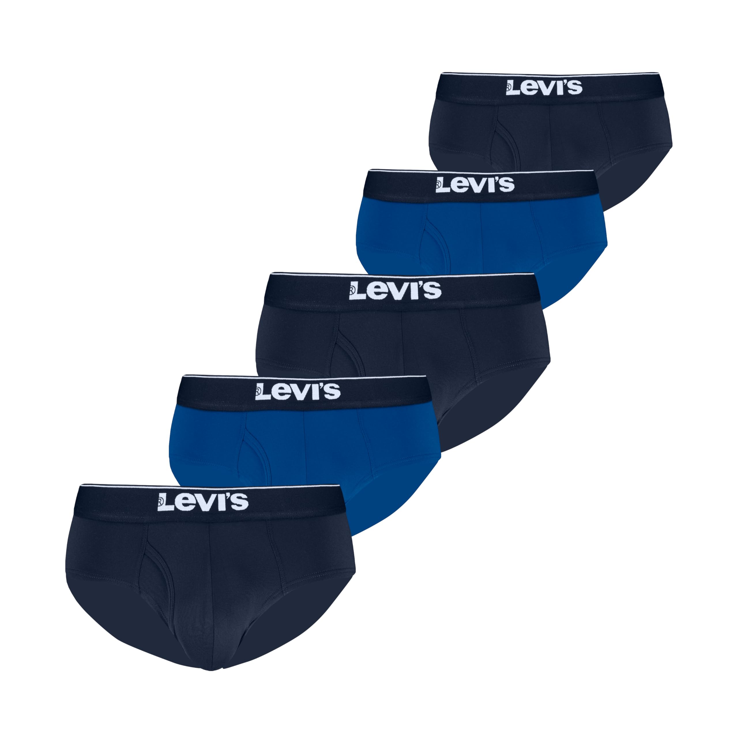 Men's 5-pack Microfiber Brief, Moisture Wicking, Ultra Soft Feel, Tag-free