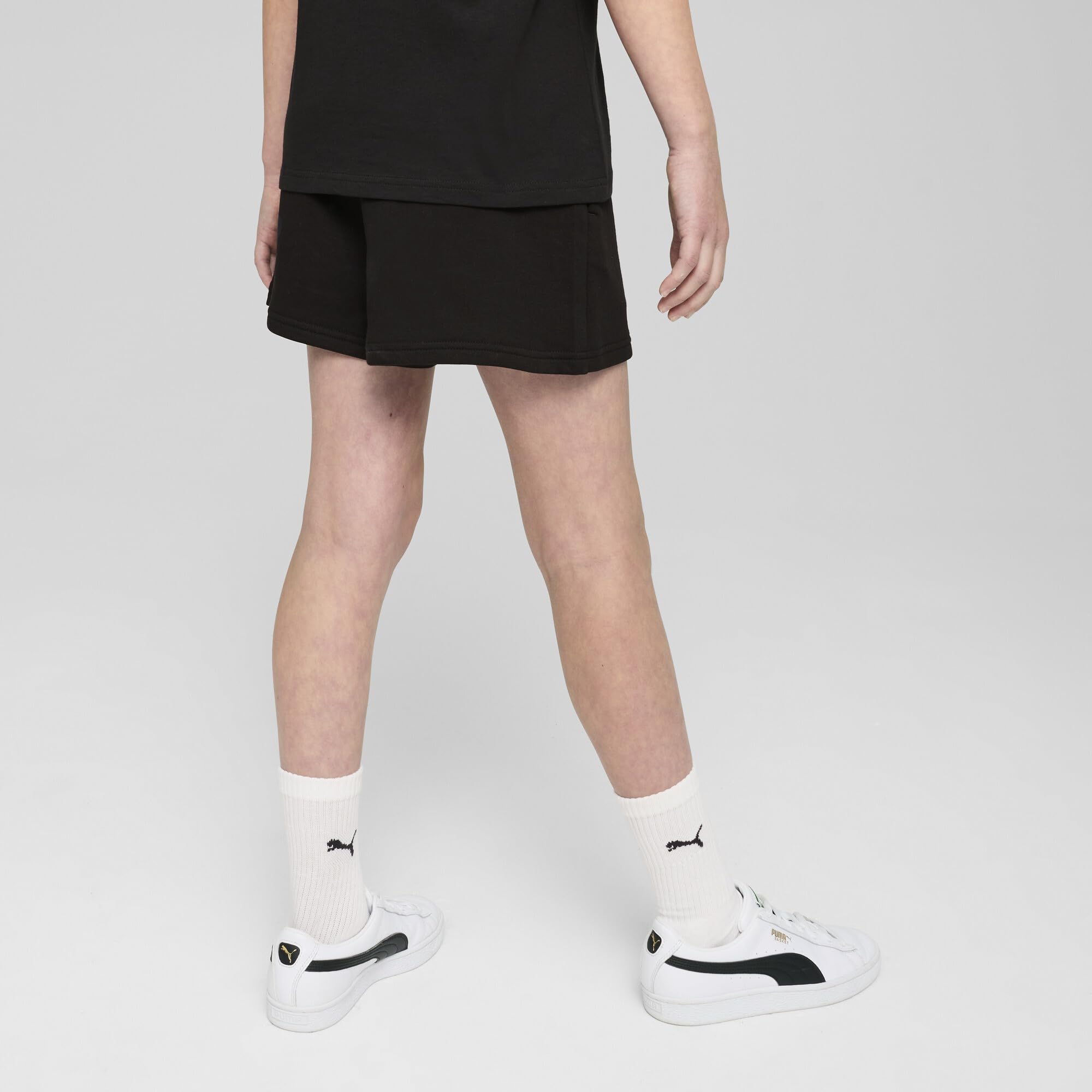 Puma Pantalones Cortos de Punto para niña ESS Small No. 1 Logo Shorts TR G