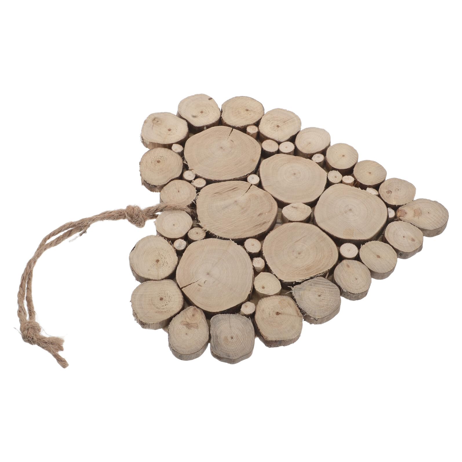 VALICLUD Adorno Colgante de Madera en Forma de Corazón 20 CM para Decoración Rústica de San Valentín Decoración de Mesa y Pared para Hogar y Fiestas Románticas