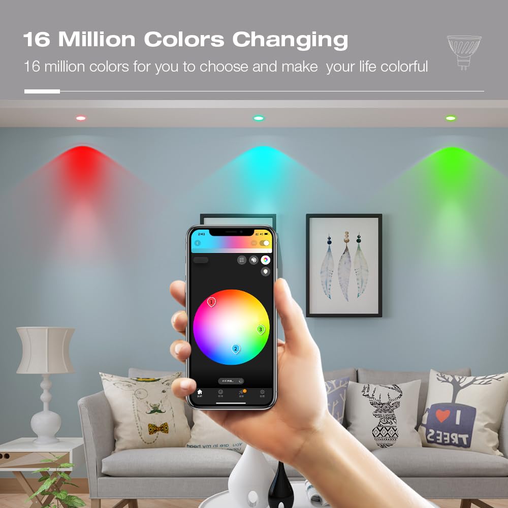 Upgrade PRO Version inteligentna żarówka MR16 GU5.3 LED żarówka 4 W ZigBee Wireless Smart Bulb DC 12 V RGB CCT przyciemniana Colour Floodlight kompatybilna z Hu/Amazon Echo Plus App Control