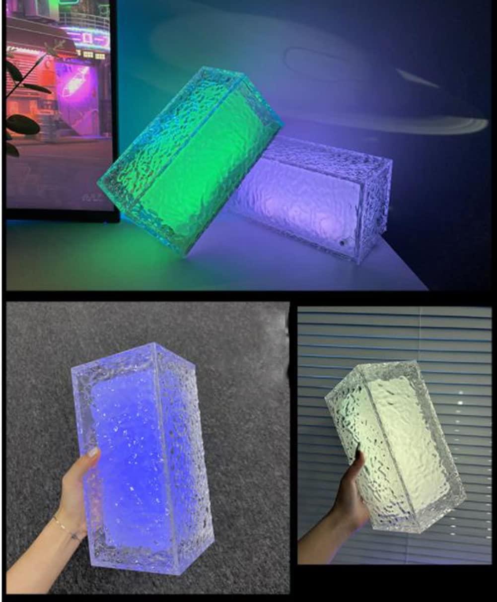 Luz de Nocturna LED, con 4 Puertos de Carga USB, Lámpara de Mesita de Noche Inteligente, Control Tactil, Regulable, Temporizador, Cambio de Color RGB para Niños, Habitación