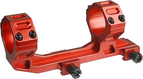 Miniatura 4 de TWP Montura de anillo de una pieza con alcance Picatinny en voladizo, 1.181 in con inserciones de 1 pulgada, perfil de altura media hecho con