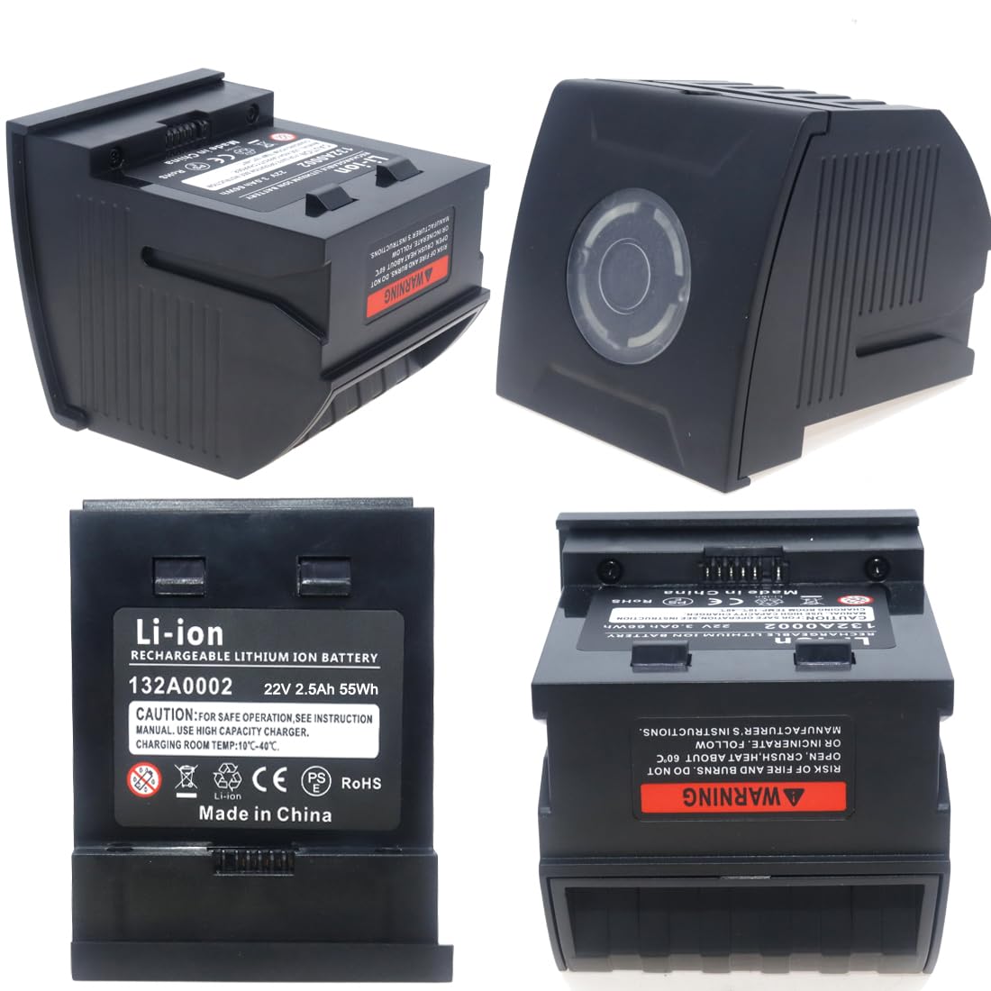XITAIAN 22V 55Wh 2500mAh 132A0002 103A105 Bateria zapasowa do odkurzacza Gtech AirRam MK2, Kompatibel mit Gtech AirRam Modele AR29 AR30 AR27 AR31 1984