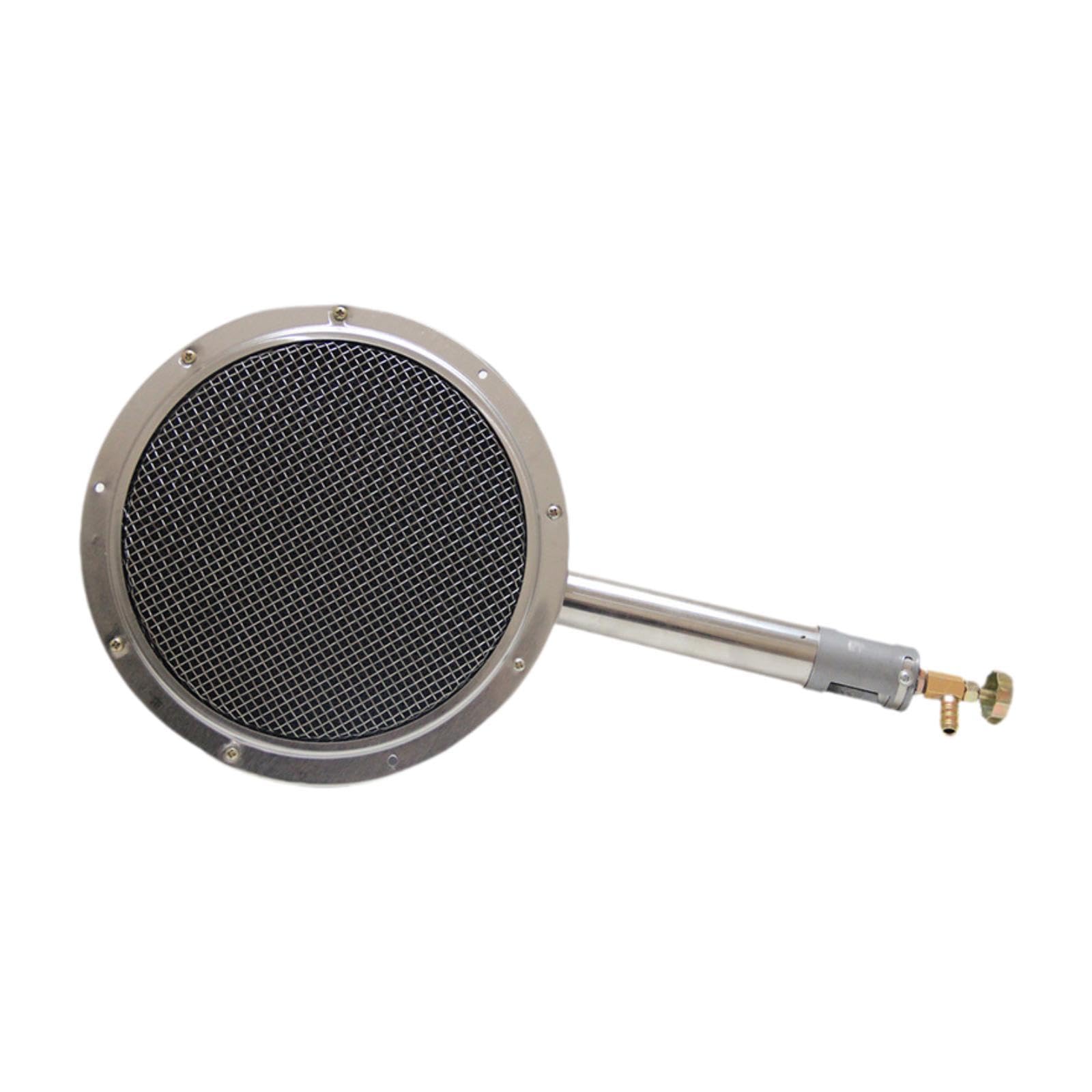 F Fityle Bruciatore a infrarossi per Barbecue Bruciatore per rosolatura Facile da Usare Accessori Rotondi Attrezzatura per Riscaldamento in Metallo Bruciatore