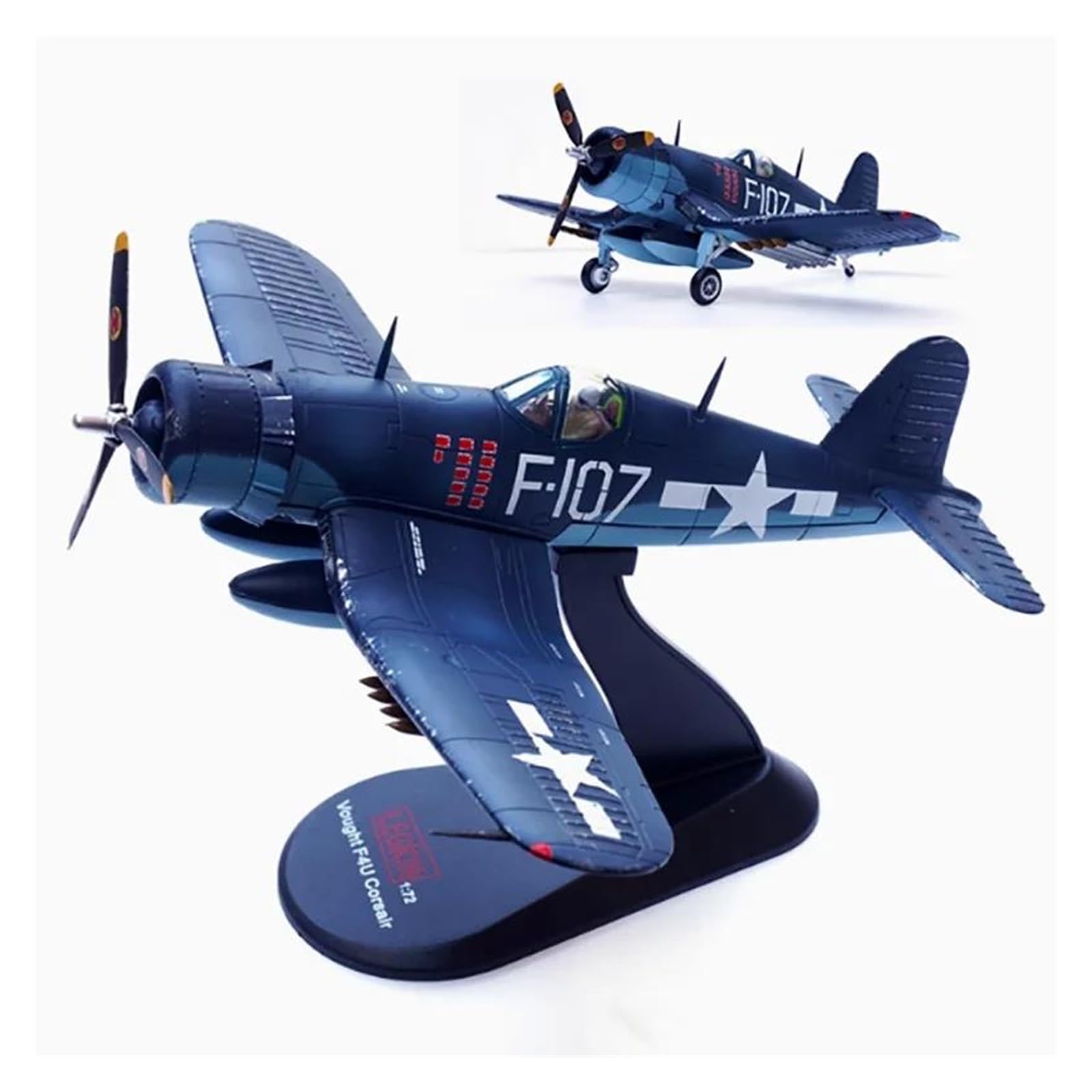 Modello di Aeroplano Metallo Modello Aereo Metallo Pressofuso Lega F4U F4-U Pirate Fighter Philip Scala 1/72 Collezione Souvenir Giocattolo Per Hobby