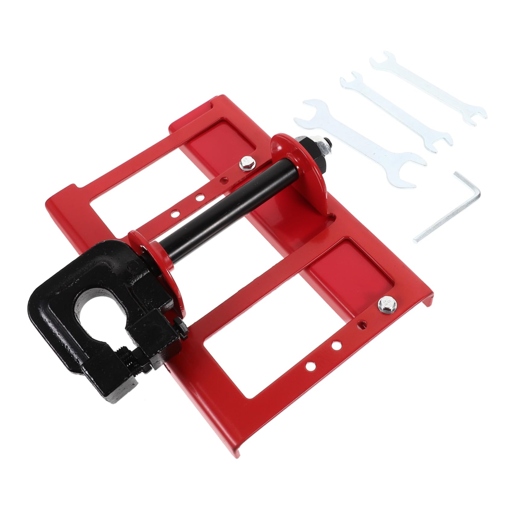 Mini Guida Verticale per Motosega Set Regolabile in Acciaio | Rosso, Installazione Semplice, Facile da Trasportare, per Falegnami e Carpentieri