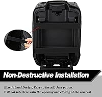 Vista 18 de Funda para reposabrazos de consola central, de piel, antiarañazos, protector de reposabrazos central, accesorios de decoración interior, compatible