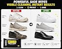 Vastromtoy Shoe Cleaner Wipes Portable Sneakers Cleaner Shoe Wipes Quickly Remove Dirt & Stains - These Disposable Shoe Cleaning Wipes Can Be Used On Footwear 80 wipe gallery image