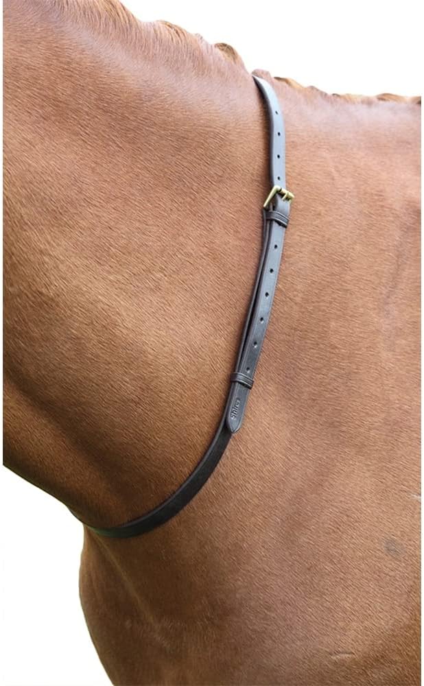 Shires Velociti Gara Leather Neck Strap (50" x 3/4", Havana)
