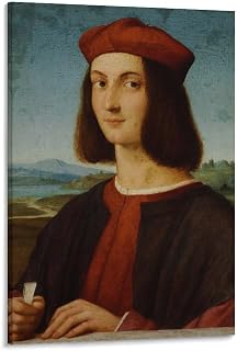 Portrait of Pietro Bembo by Raphael Picture Print Canvas Poster Wall Paint Art Posters Decor Modern Home Artworks 12x18inch(30x45cm)
