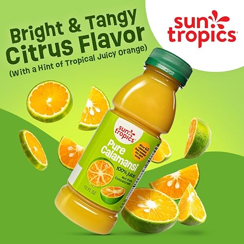 Miniatura 5 de Sun Tropics SunTropics - Puré de Calamansi 100% puro, 10 onzas (paquete de 3)