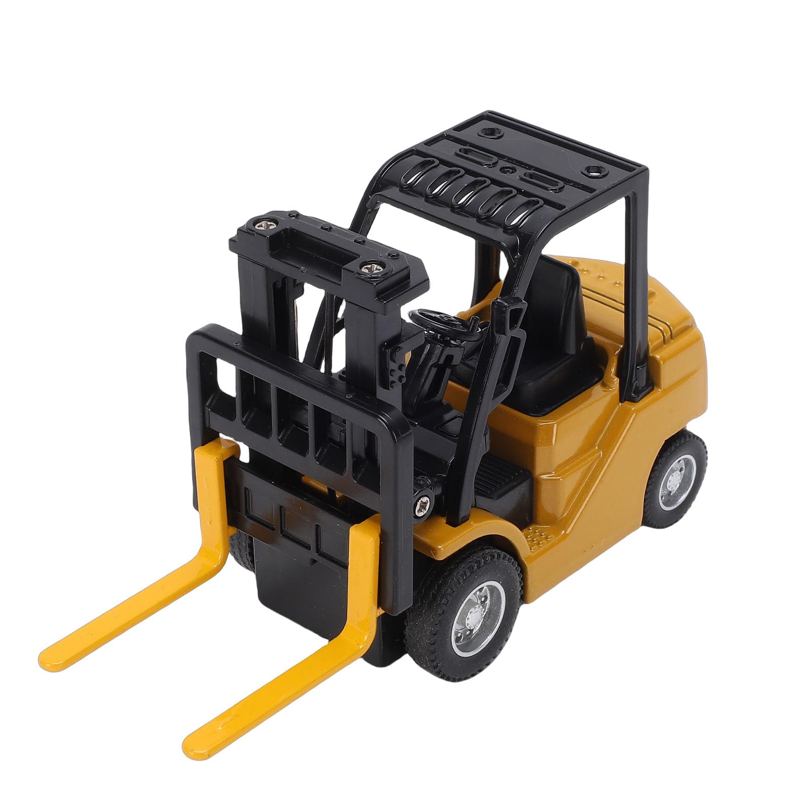 Mini RC Forklift, 1/64 RC Car Toy, Forklift with App and Remote Control with Rechargeable Battery, Fork and Transformable Lifting Hook (Green)