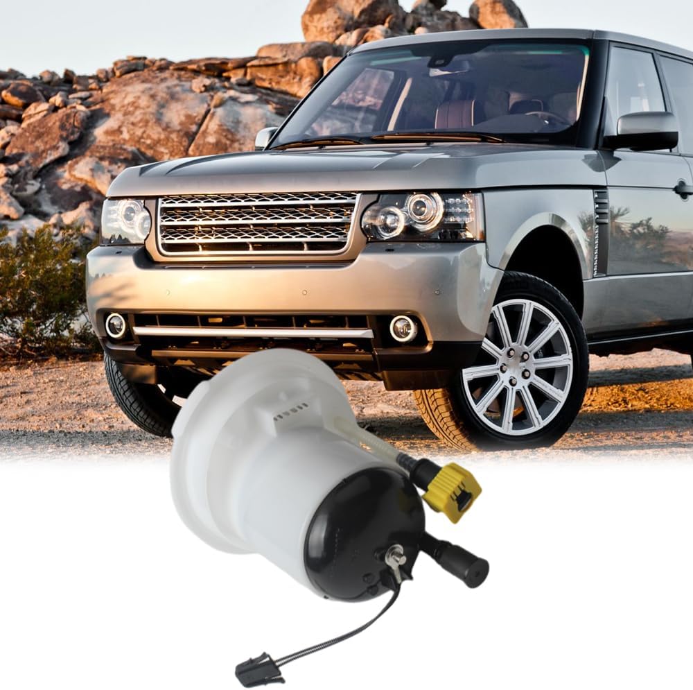 Fuel Filter, Fuel Filter Assembly, Compatible with Land Rover Range Rover V8 5.0L L322 Series 2010-2012, Replaces LR014995, LR043154