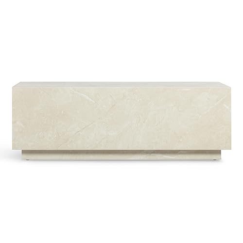 Tov Furniture Romy Coffee Table (Cream Travertine)