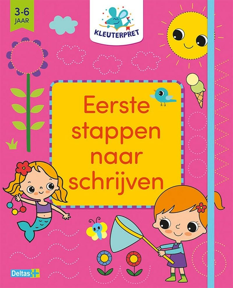 Kleuterpret - Eerste stappen naar schrijven (3-6 j.) (roos)