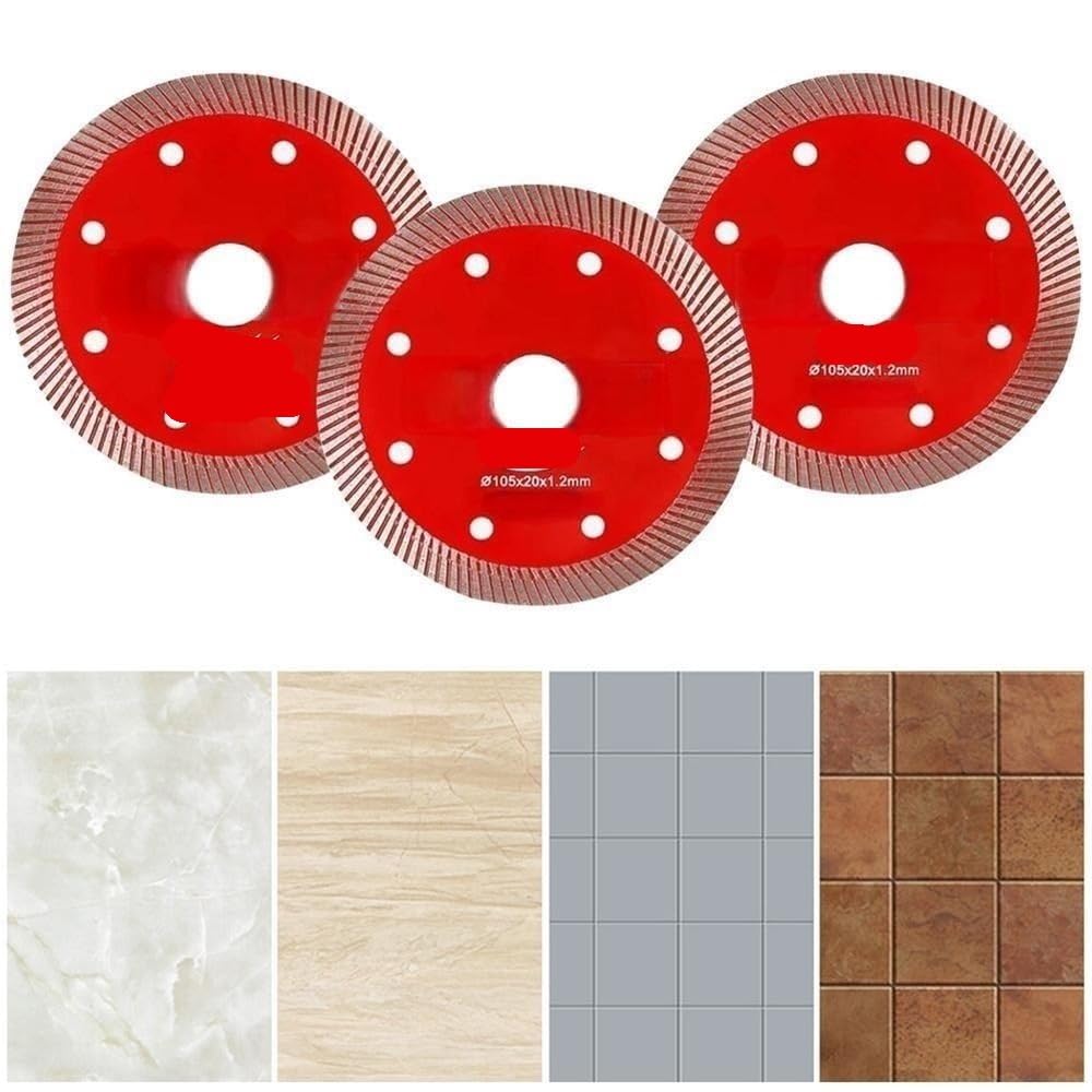 Ostrza do cięcia szkła, Diamentowa tarcza tnąca do szlifierek kątowych 105x20mm wielu materiałów