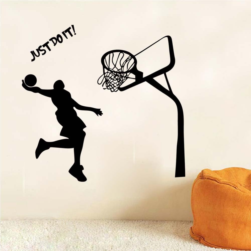ChangShun@ Basketball Player Kid Wall Stickers Home Decor Wall Decals
