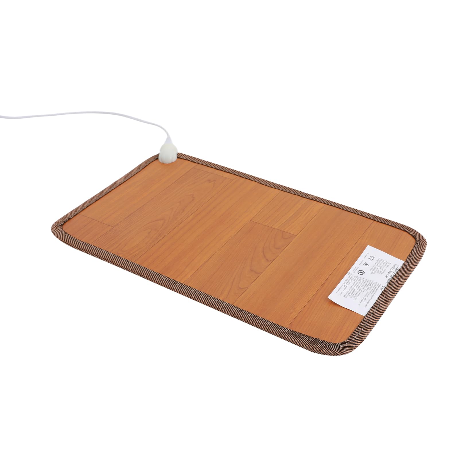 Scaldapiedi elettrico con termostato per casa, ufficio | Cuscino riscaldante per piedi, 50 W, temperatura regolabile da 20 a 50 °C, 30 x 50 cm