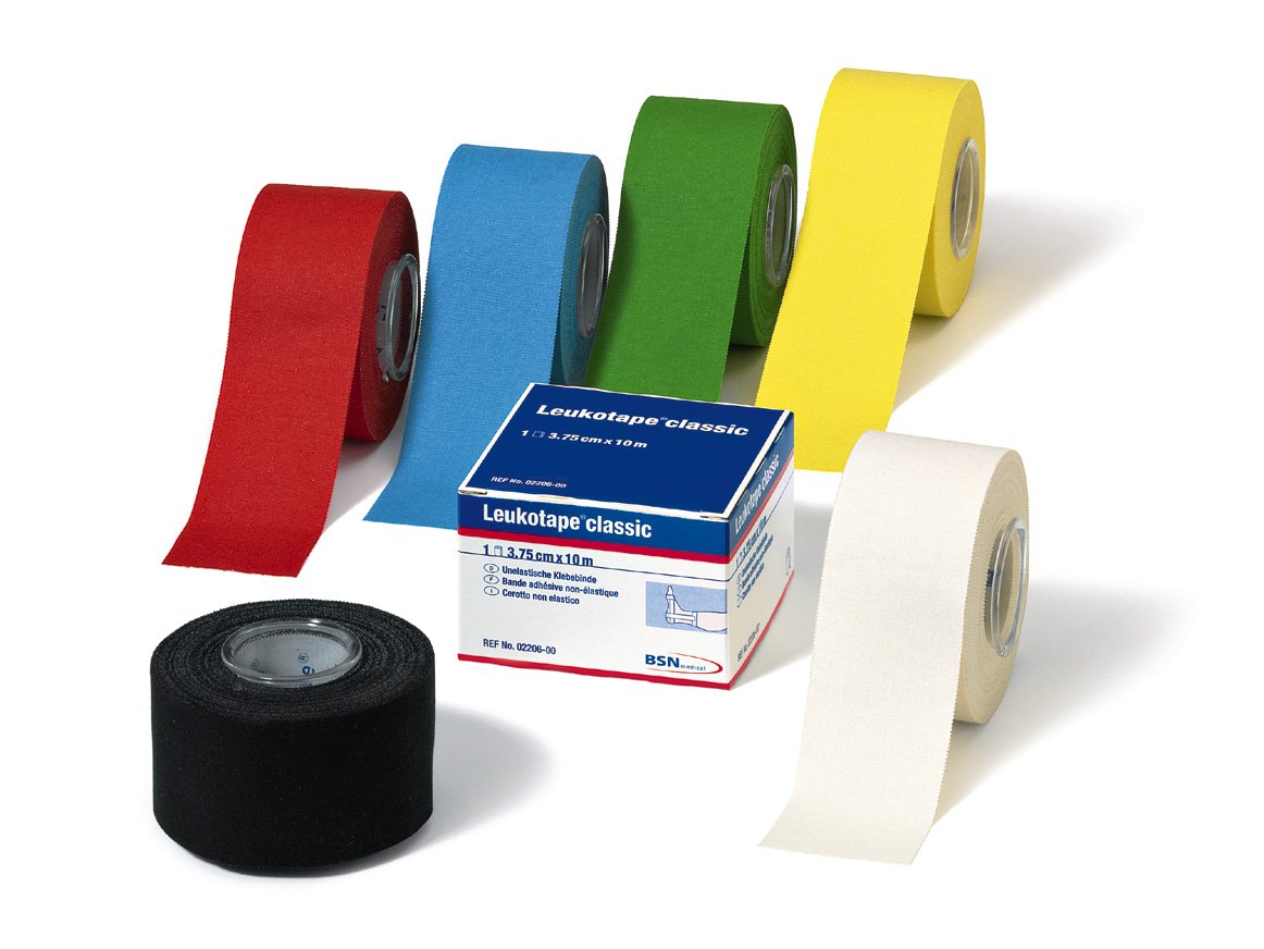 BSN Leukotape Classic 3,75 cm x 10 m, color verde (Pack de 12)