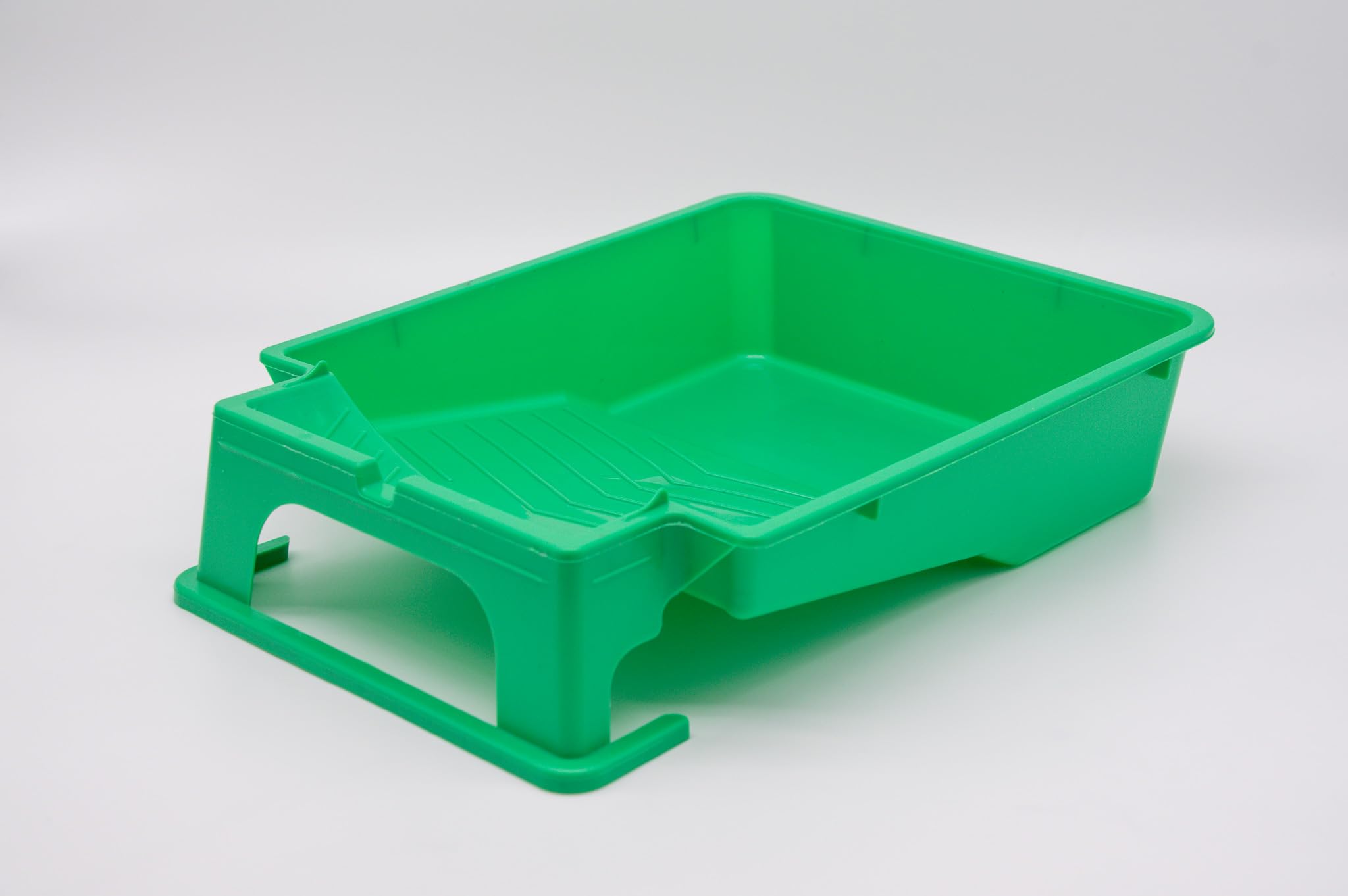Vassoio per pittura profondo da 22,9 cm, confezione da 5, con rullo integrato e poggia pennello, 28 x 38 cm, capacità 2 litri, verde
